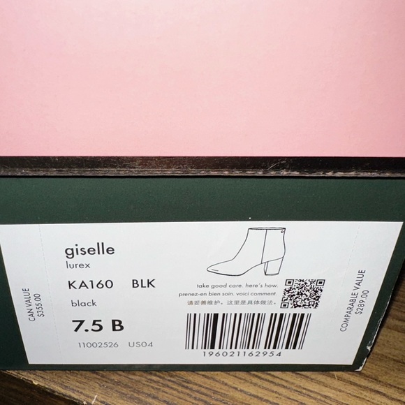 Kate Spade Black Sparkle Boot - Picture 4 of 7